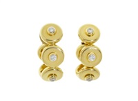 paire de clips d'oreilles or 750 composés de...